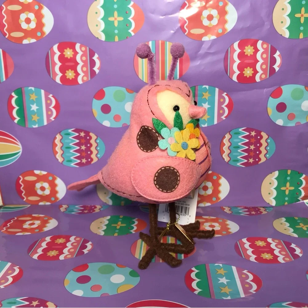Target Spritz 2024 LADY Pink Butterfly Easter Bird Felt Spring ~ NEW